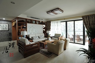 非空美式乡村风格三居室经济型100平米客厅沙发效果图