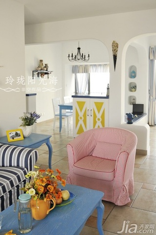 非空地中海风格复式10-15万110平米客厅沙发效果图