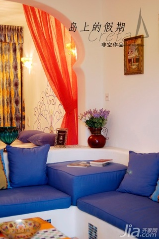 非空东南亚风格公寓富裕型120平米客厅沙发图片