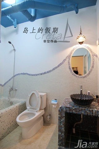 非空东南亚风格公寓富裕型120平米卫生间洗手台图片