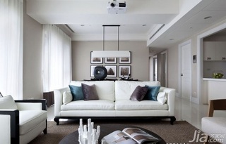 简约风格二居室富裕型120平米客厅吊顶沙发图片