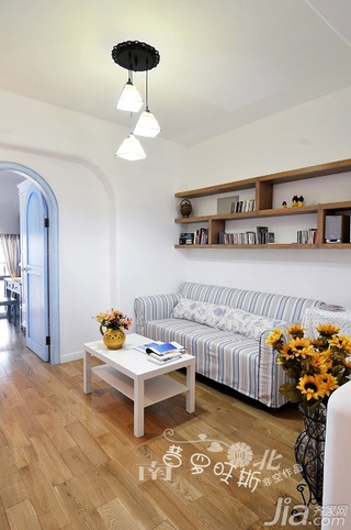 非空地中海风格复式20万以上120平米客厅沙发图片