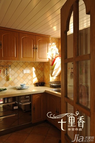 非空新古典风格复式20万以上140平米以上厨房橱柜设计图纸