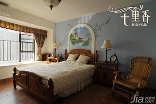 非空新古典风格复式20万以上140平米以上卧室卧室背景墙床效果图