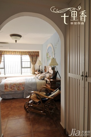 非空新古典风格复式20万以上140平米以上卧室床图片