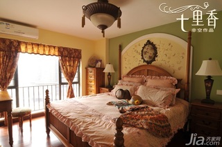 非空新古典风格复式20万以上140平米以上卧室床效果图