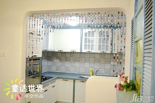 非空混搭风格公寓富裕型130平米厨房橱柜设计