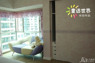 非空混搭风格公寓富裕型130平米卧室衣柜设计图