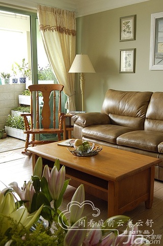非空混搭风格公寓经济型80平米客厅沙发图片