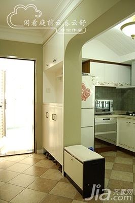 非空混搭风格公寓经济型80平米厨房橱柜效果图