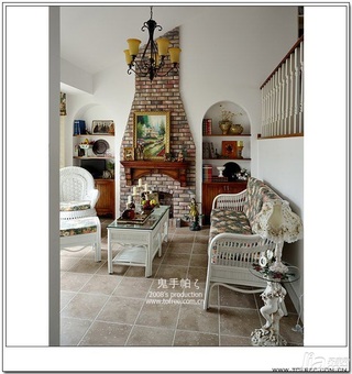 鬼手帕欧式风格别墅富裕型130平米阁楼沙发图片
