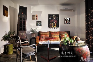鬼手帕新古典风格公寓经济型60平米客厅沙发图片