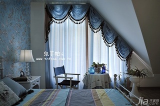 鬼手帕混搭风格别墅富裕型140平米以上卧室床图片