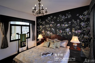 鬼手帕新古典风格别墅豪华型140平米以上卧室床效果图