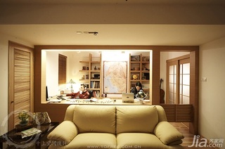 十上简约风格公寓经济型90平米客厅沙发图片