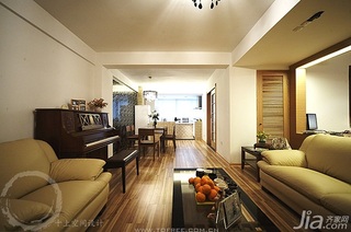 十上简约风格公寓经济型90平米客厅沙发效果图