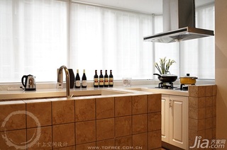 十上简约风格公寓经济型90平米厨房橱柜安装图