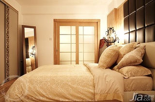 十上简约风格公寓经济型90平米卧室床效果图