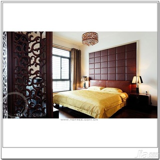 十上简约风格复式富裕型140平米以上卧室隔断床图片