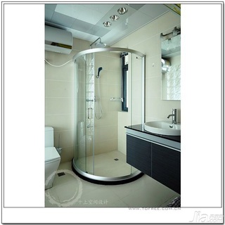 十上简约风格复式富裕型140平米以上卫生间洗手台效果图