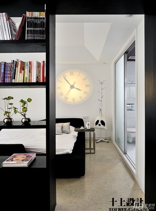十上简约风格公寓经济型80平米卧室床图片