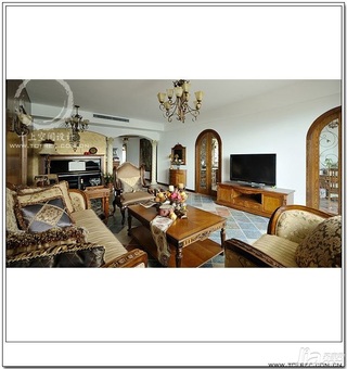 十上欧式风格公寓富裕型140平米以上客厅沙发图片