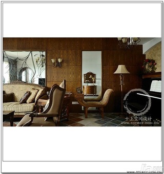 十上欧式风格公寓富裕型140平米以上客厅沙发效果图