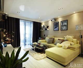 简约风格二居室富裕型70平米客厅吊顶沙发图片
