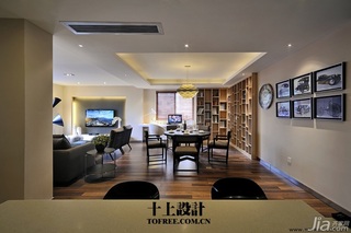 十上欧式风格公寓经济型120平米餐厅餐桌图片