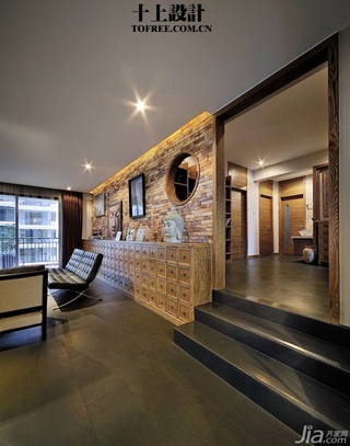 十上中式风格公寓140平米以上客厅沙发背景墙沙发效果图