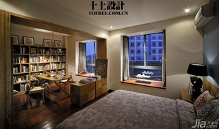 十上中式风格公寓140平米以上卧室床效果图