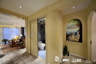 十上田园风格公寓经济型100平米卫生间沙发图片