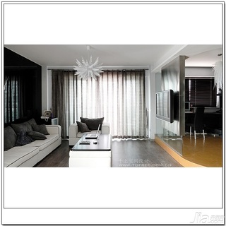 十上简约风格公寓经济型140平米以上客厅沙发图片