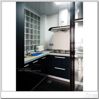 十上简约风格公寓经济型140平米以上厨房橱柜安装图
