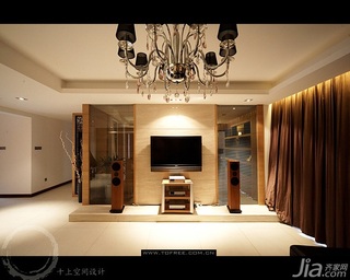 十上欧式风格公寓富裕型140平米以上客厅灯具图片
