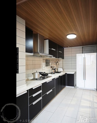 十上欧式风格公寓富裕型140平米以上厨房橱柜定制