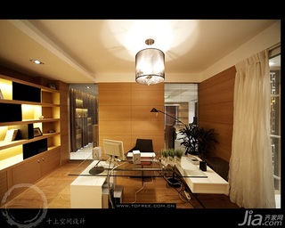 十上欧式风格公寓富裕型140平米以上书房书桌效果图