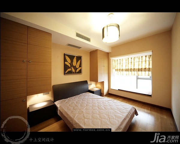 十上,公寓装修,140平米以上装修,富裕型装修,欧式风格,卧室,床,灯具,衣柜,床头柜,飘窗