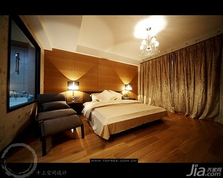 十上欧式风格公寓富裕型140平米以上卧室床效果图