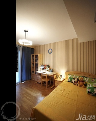 十上欧式风格公寓富裕型140平米以上卧室床图片