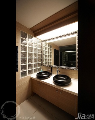 十上欧式风格公寓富裕型140平米以上卫生间洗手台图片