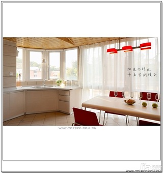 十上简约风格公寓经济型130平米餐厅餐桌图片