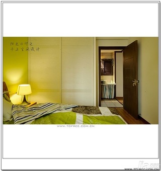 十上简约风格公寓经济型130平米卧室床效果图
