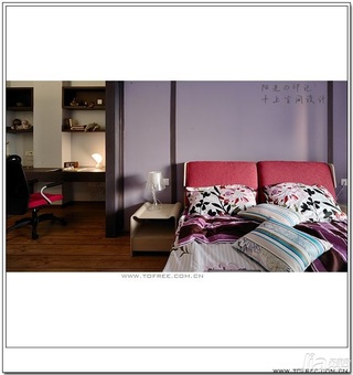 十上简约风格公寓经济型130平米卧室床图片