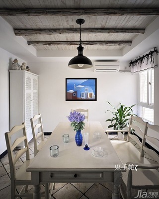 鬼手帕地中海风格别墅富裕型140平米以上餐厅餐桌图片