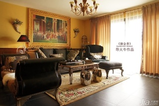 导火牛美式风格公寓豪华型140平米以上客厅沙发效果图