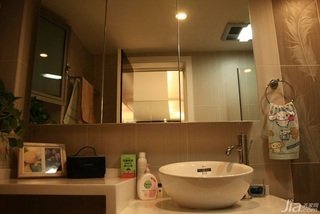 简约风格一居室经济型60平米卫生间洗手台婚房家居图片