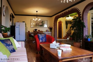 导火牛混搭风格别墅富裕型140平米以上客厅沙发效果图