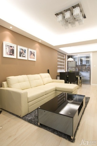 简约风格小户型经济型50平米客厅沙发背景墙沙发图片