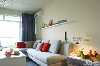 导火牛简约风格公寓经济型90平米客厅沙发效果图